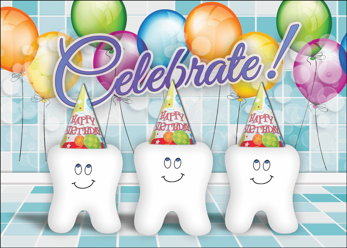 Dental Birthday Cards (BDAYTILEG) | Purchase Birthday Cards for Dental  Practices at 
