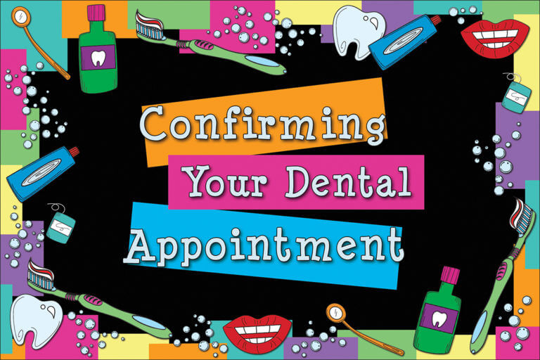 Dental Recall Postcards (DENTBORDER) Purchase Recall Postcards for