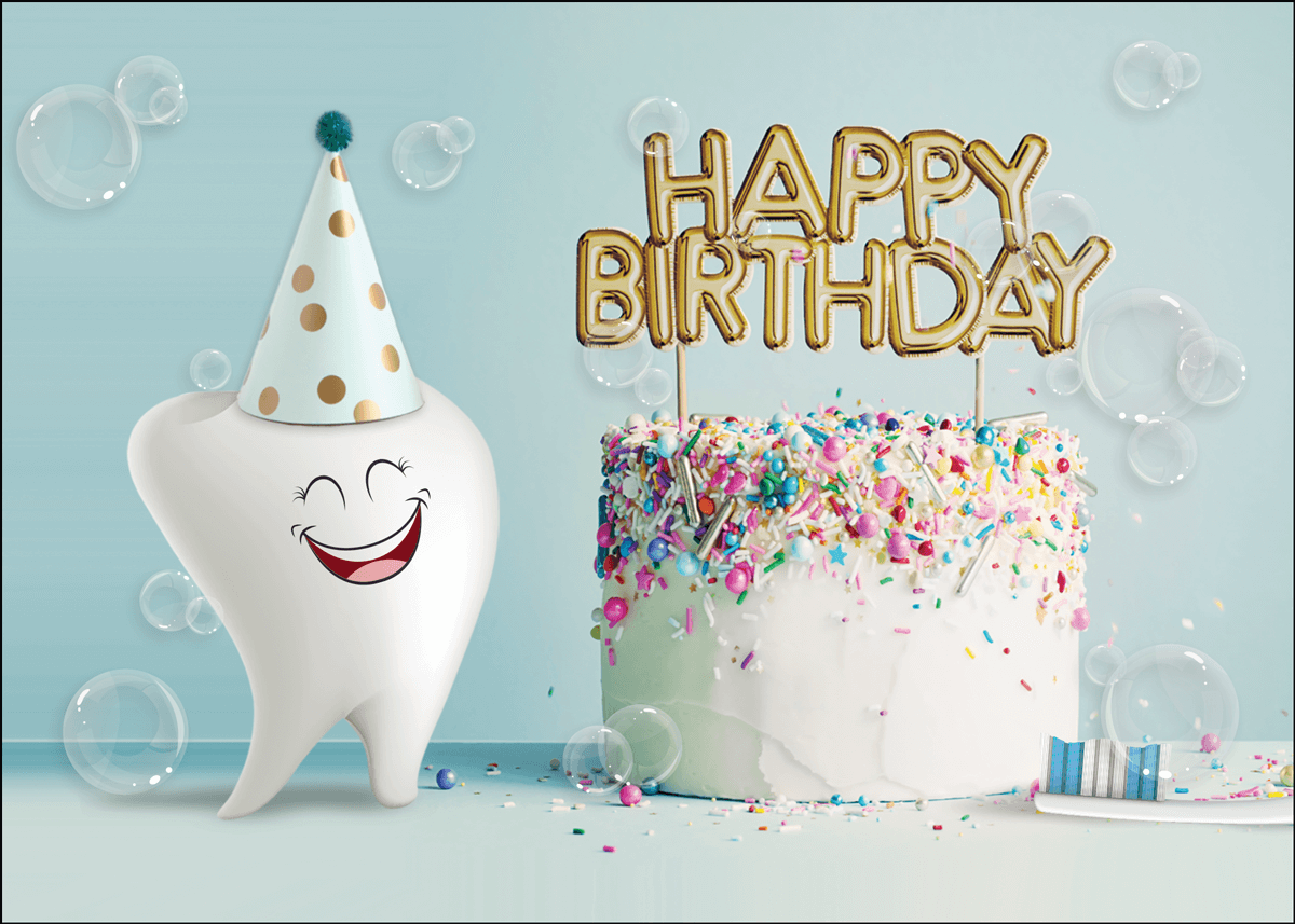 Dental Birthday Cards (BDAY39G) | Purchase Birthday Cards for Dental  Practices at 