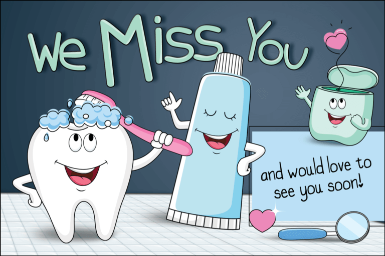 Missed Appointment Postcards (MISSPASTE) Purchase Reminder Postcards