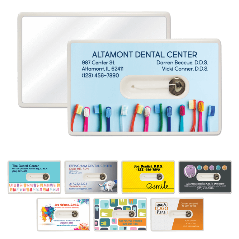 Credit Card Dental Floss (FLOSSCARD) Purchase Personalized Dental