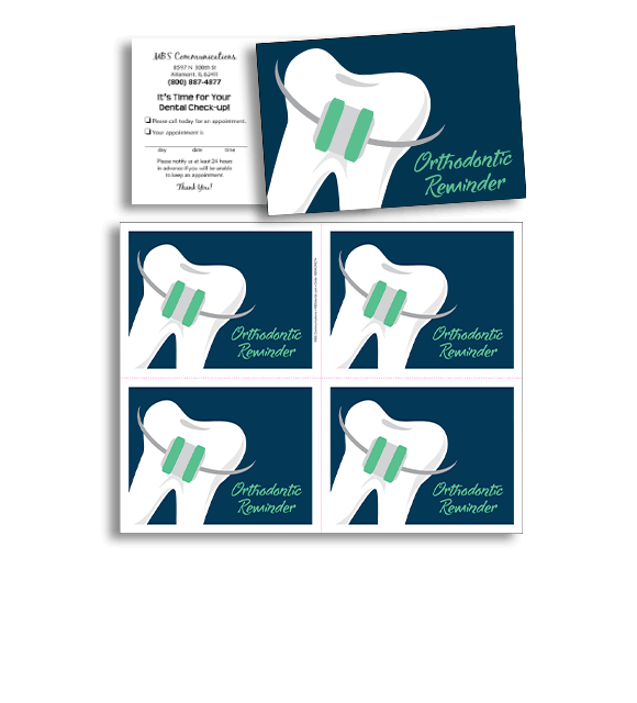 Custom Recall Postcards Purchase Dental Recall Postcards from